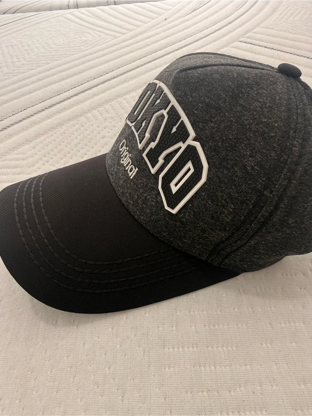Robin Ruth Black Baseball Cap with White Logo